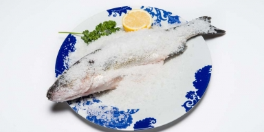 Sea bass Backed in Salt (2pers)